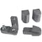 Global Door Controls Pitco Style 3/4 in. Right Hand Offset Door Pivot Hinge Set for Adams Rite Type Storefront Door in Aluminum TH1114KM-RH-AL - alternate 3